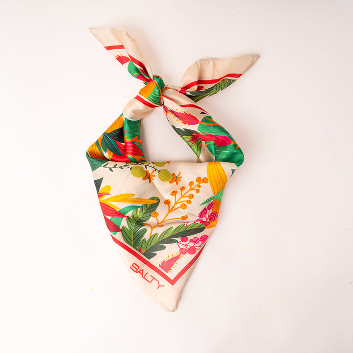 Tropical Bloom Garden Scarf