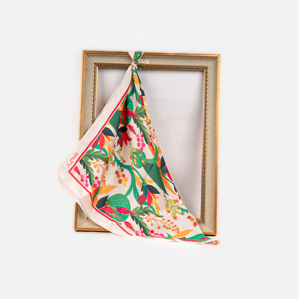 Tropical Bloom Garden Scarf