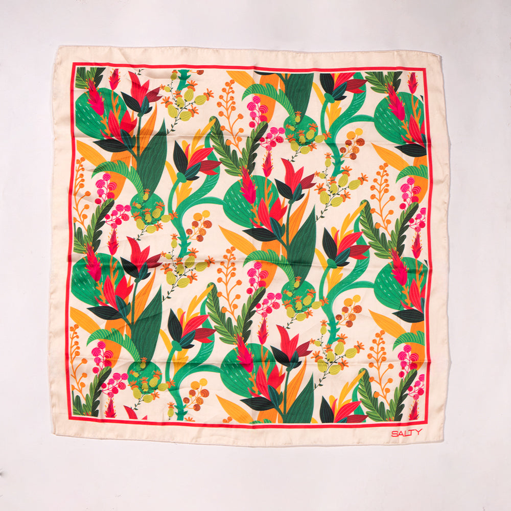 Tropical Bloom Garden Scarf