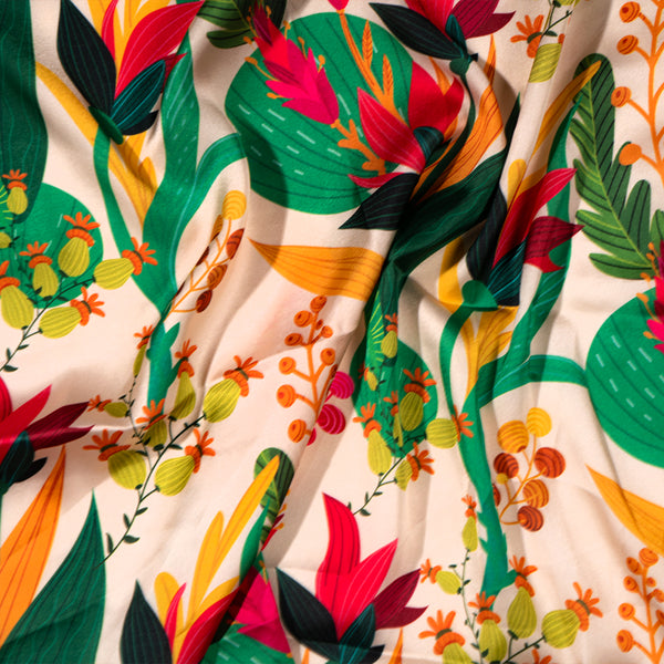 Tropical Bloom Garden Scarf