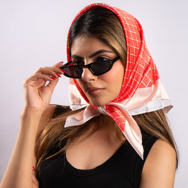 Rust Geo Heritage Scarf