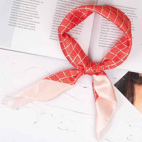 Rust Geo Heritage Scarf