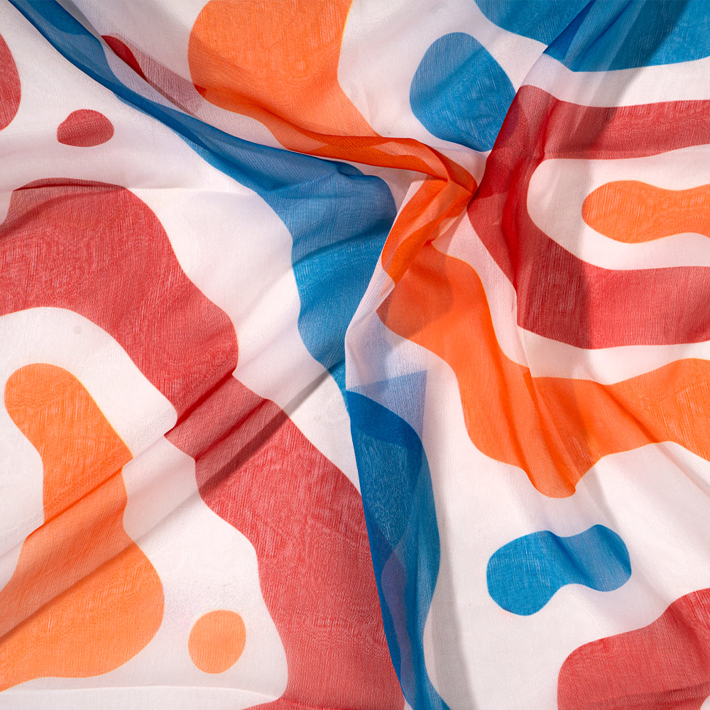 Desert Wave Abstract Scarf