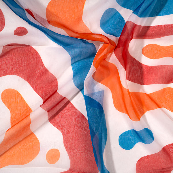 Desert Wave Abstract Scarf