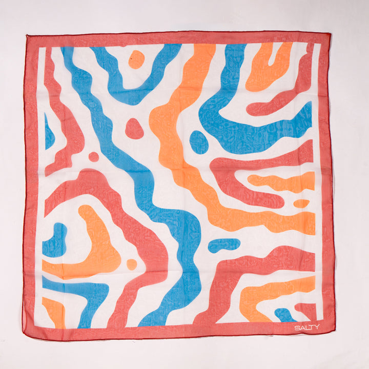 Desert Wave Abstract Scarf