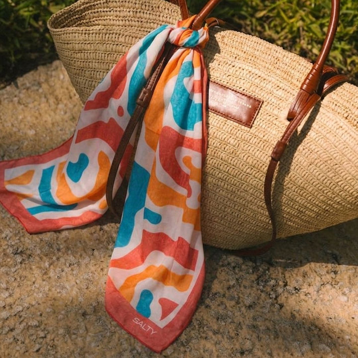 Desert Wave Abstract Scarf