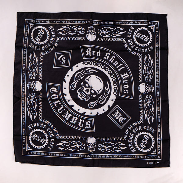 Midnight Rebel Skull Scarf