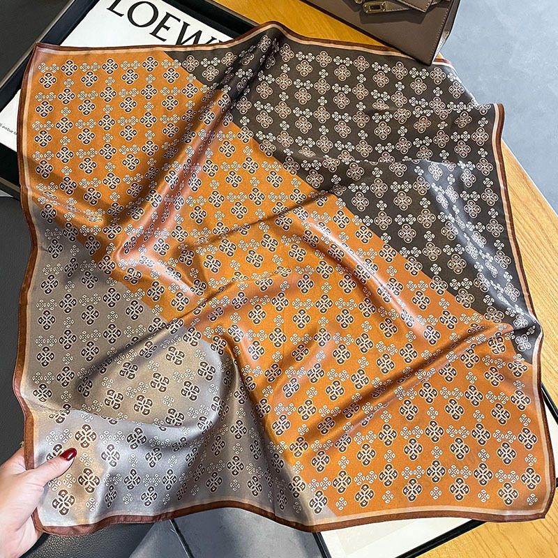 Cocoa Chic Satin Scarf