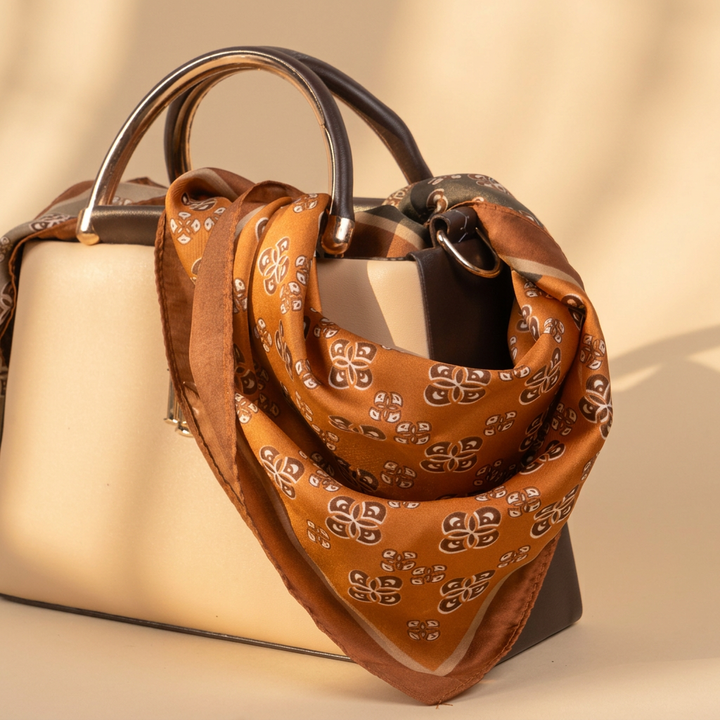 Cocoa Chic Satin Scarf