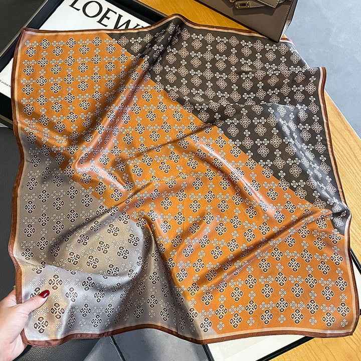 Cocoa Chic Satin Scarf