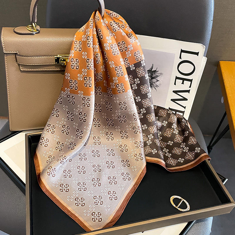 Cocoa Chic Satin Scarf