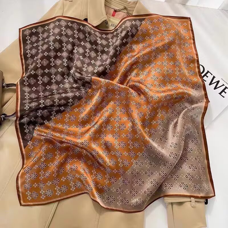 Cocoa Chic Satin Scarf