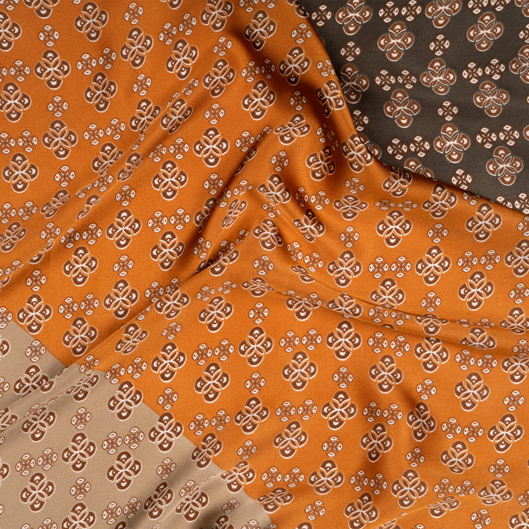 Cocoa Chic Satin Scarf