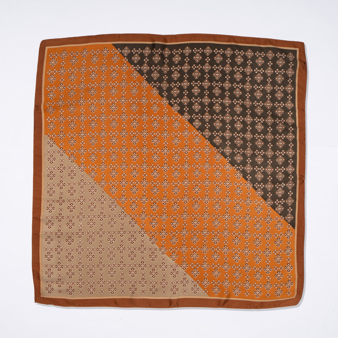 Cocoa Chic Satin Scarf