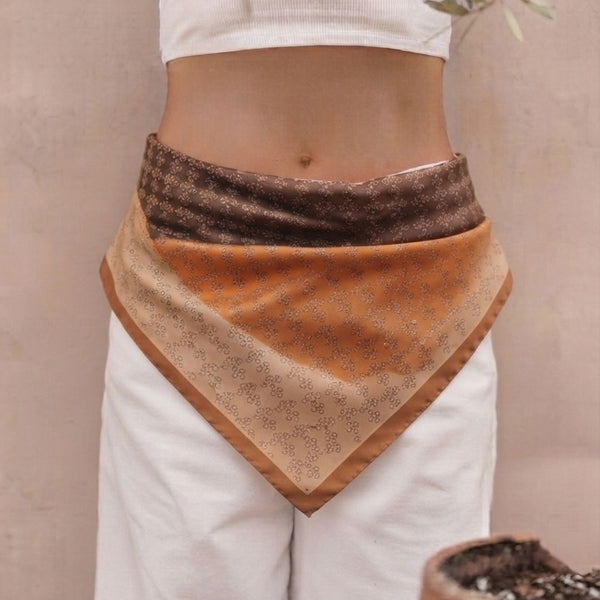 Cocoa Chic Satin Scarf