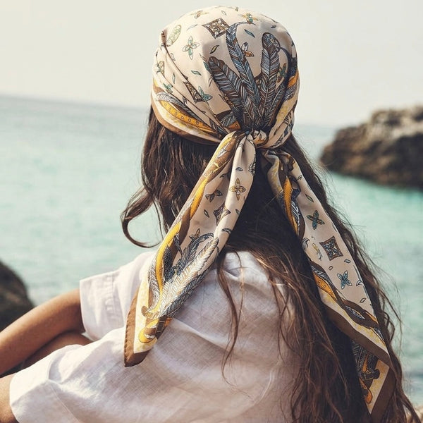 Boho Feather Scarf