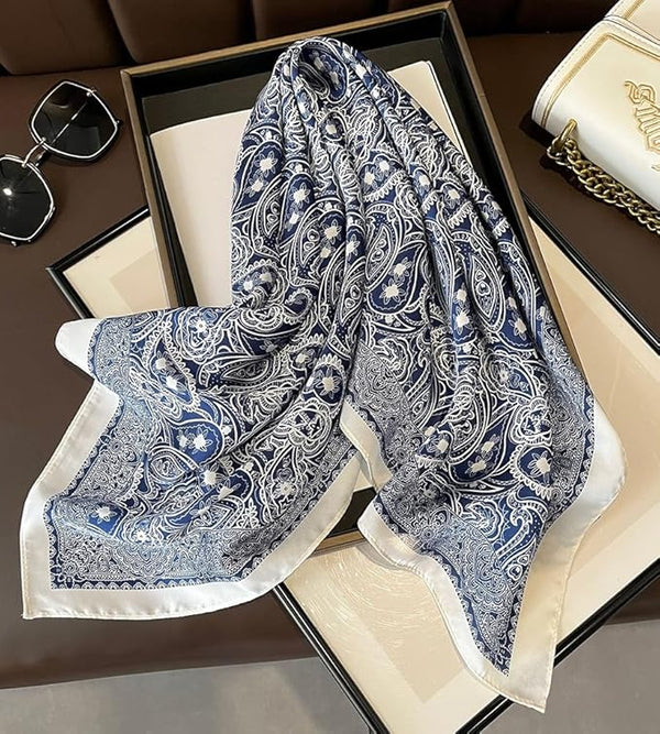 Moonlit Paisley Scarf
