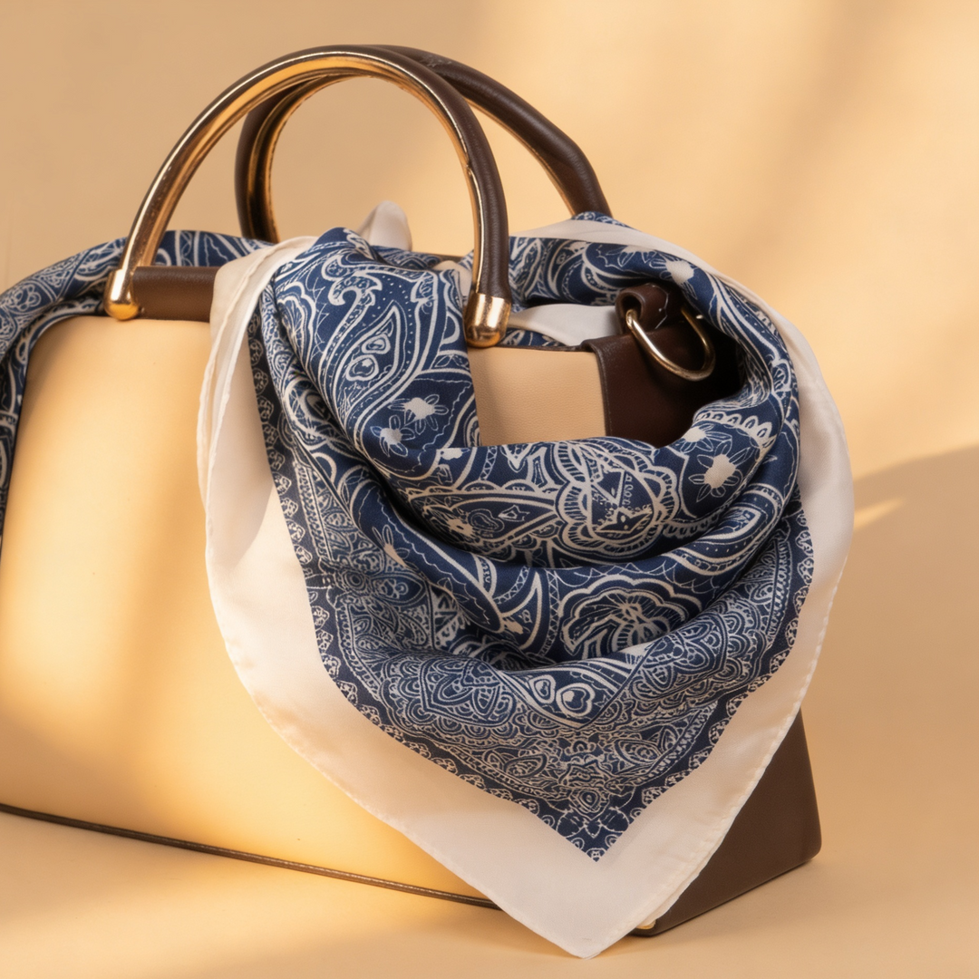 Moonlit Paisley Scarf