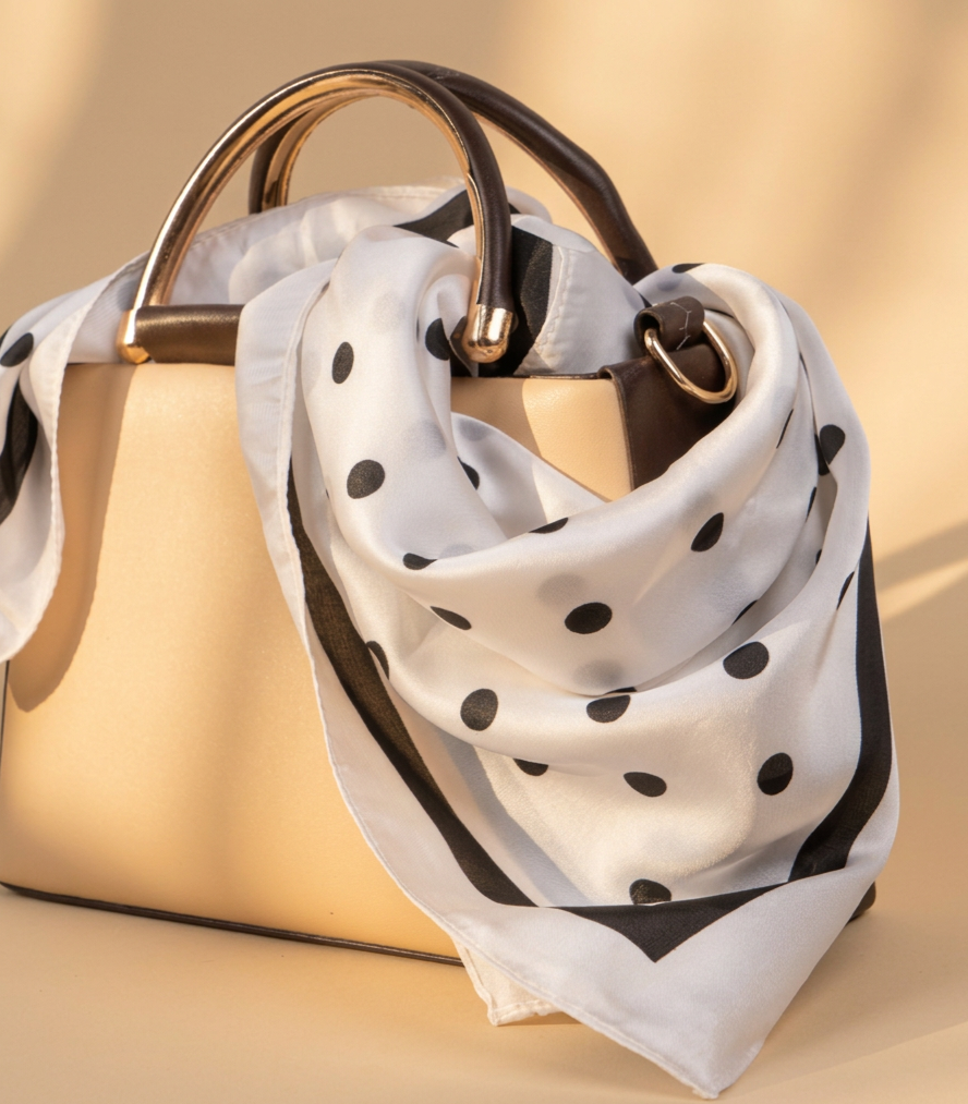 Pearl Dot Scarf