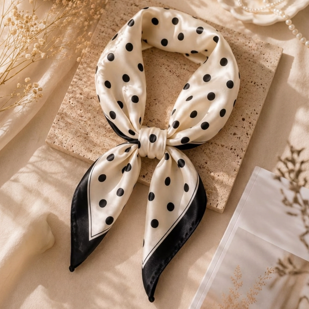 Pearl Dot Scarf