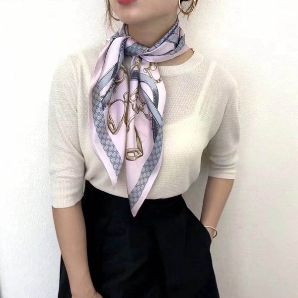 Ivory Bloom Scarf