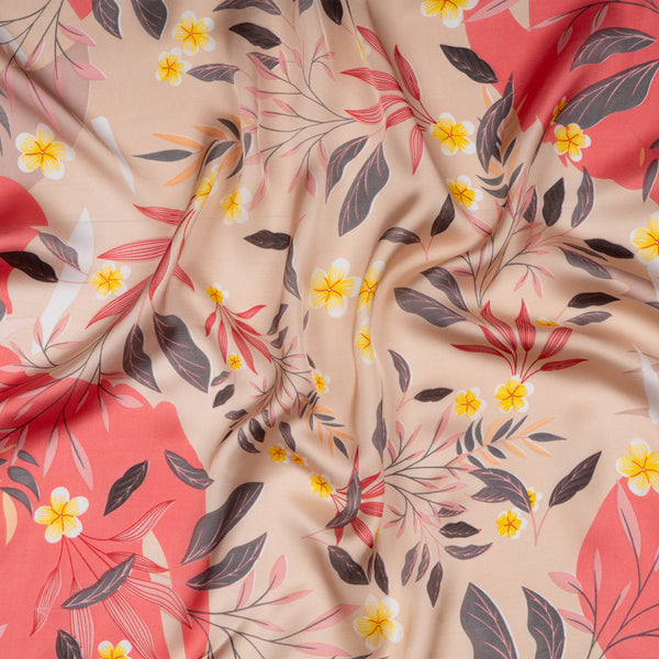Blush Bloom Meadow Scarf - Dark Pink