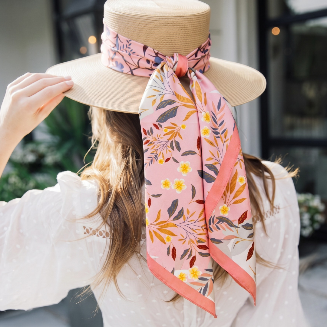 Blush Bloom Meadow Scarf - Pink
