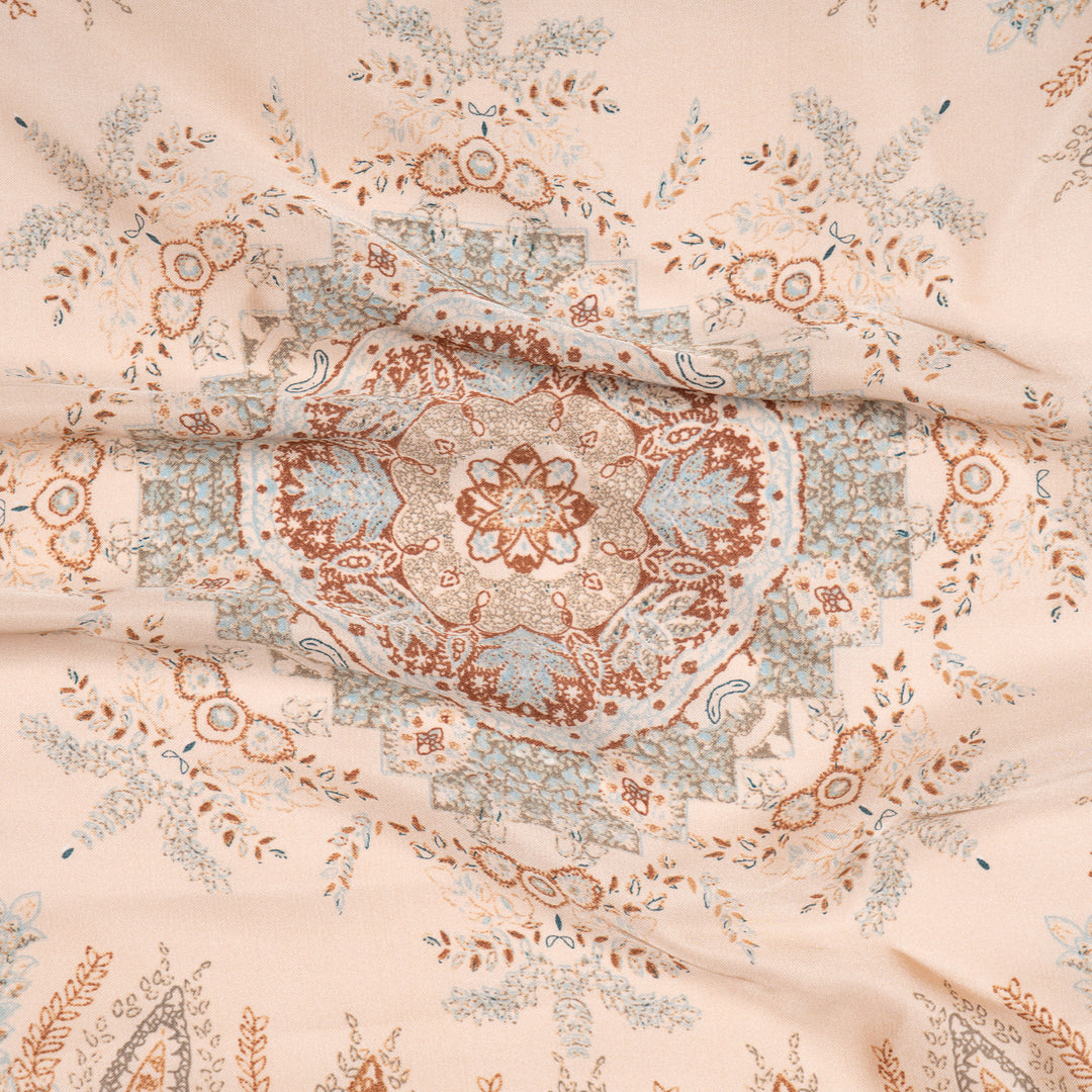 Ivory Paisley Scarf