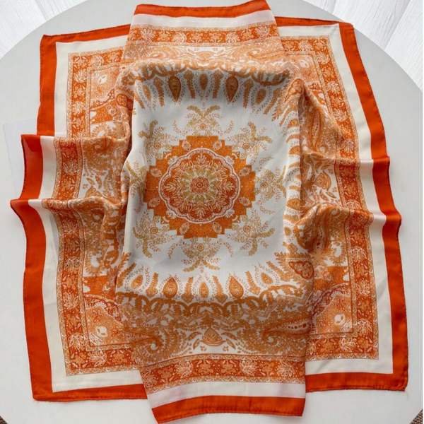 Golden Paisley Scarf