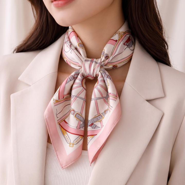 Belmont Blush Equestrian Scarf
