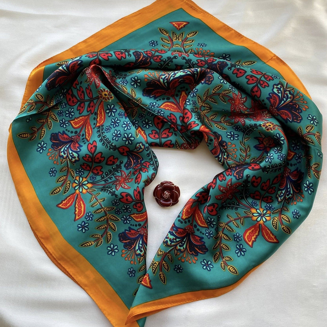 Rangrez Floral Statement Scarf | Salty