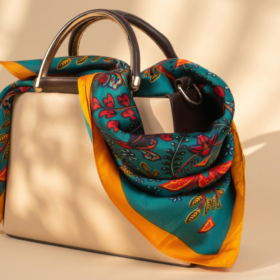 Rangrez Floral Statement Scarf