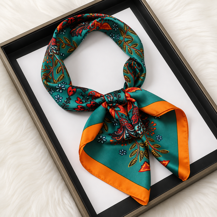 Rangrez Floral Statement Scarf