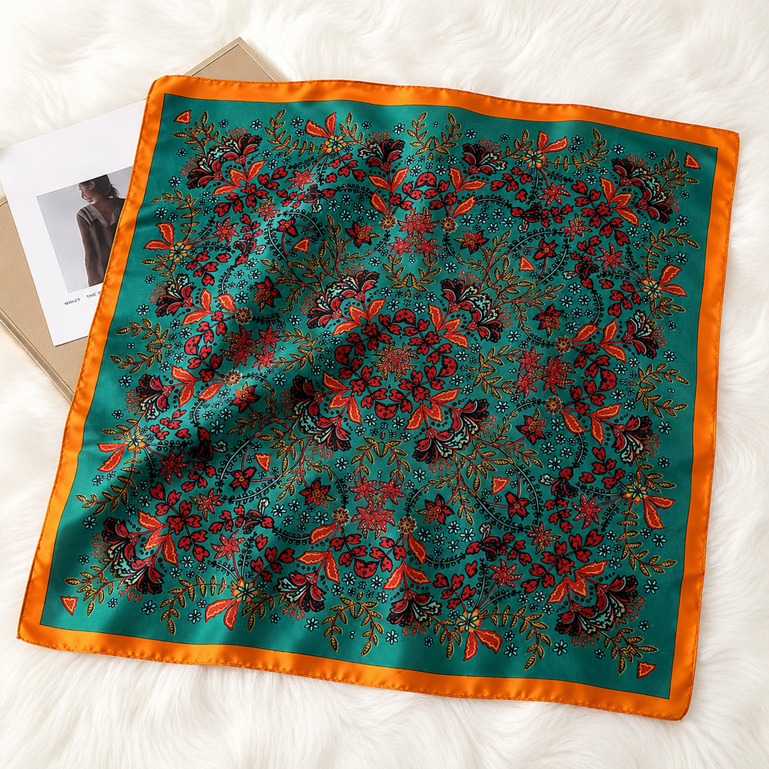 Rangrez Floral Statement Scarf