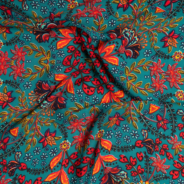 Rangrez Floral Statement Scarf