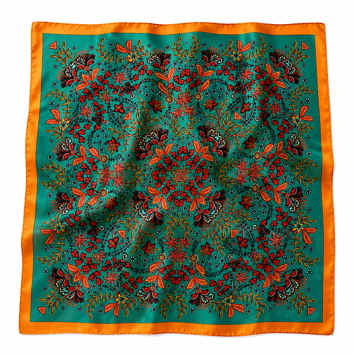 Rangrez Floral Statement Scarf