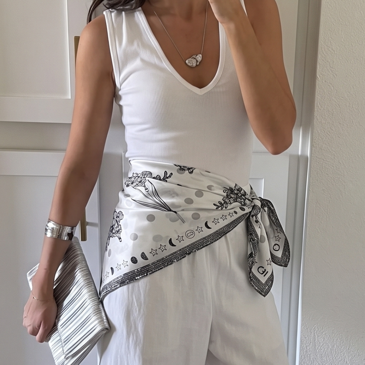 Moonlight Bloom Scarf