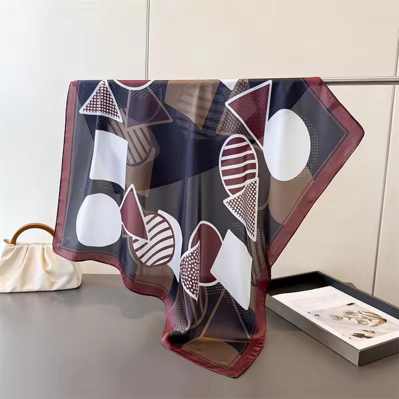 Mocha Geo Scarf Scarf | Salty