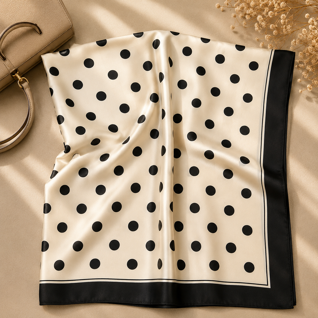 Paris Polka Luxe Scarf