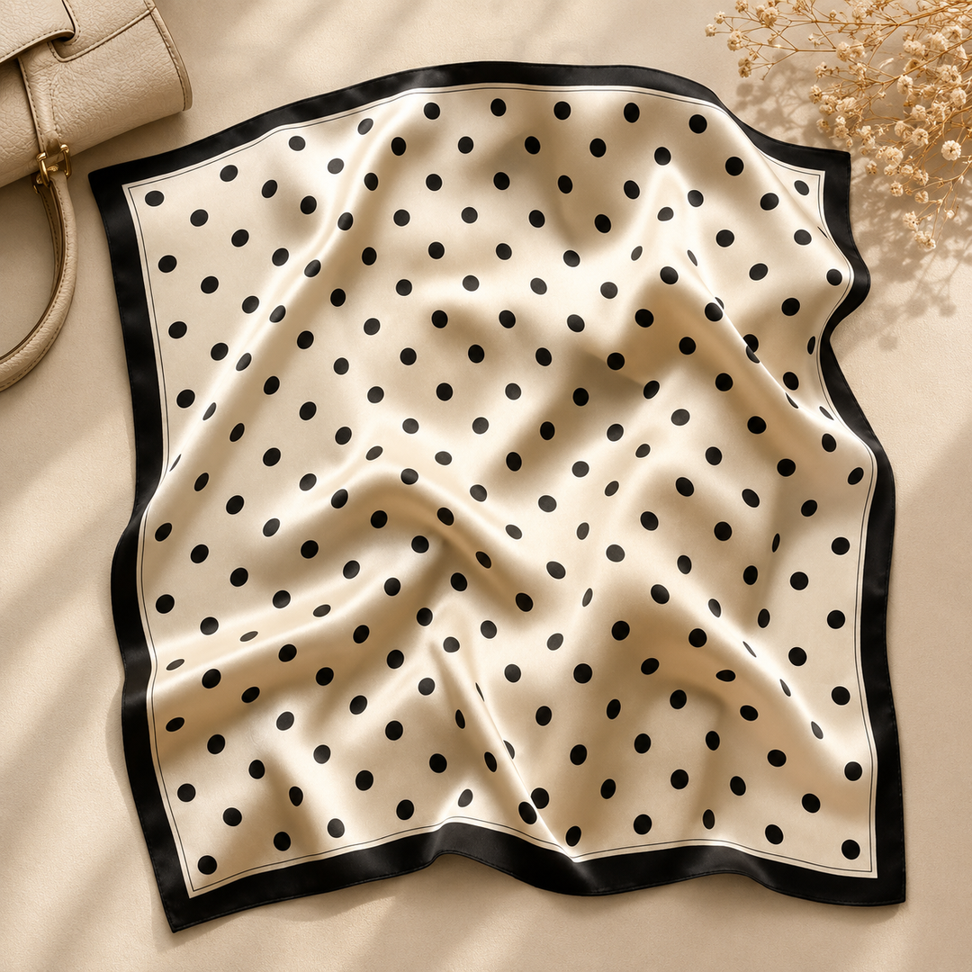 Paris Polka Luxe Scarf
