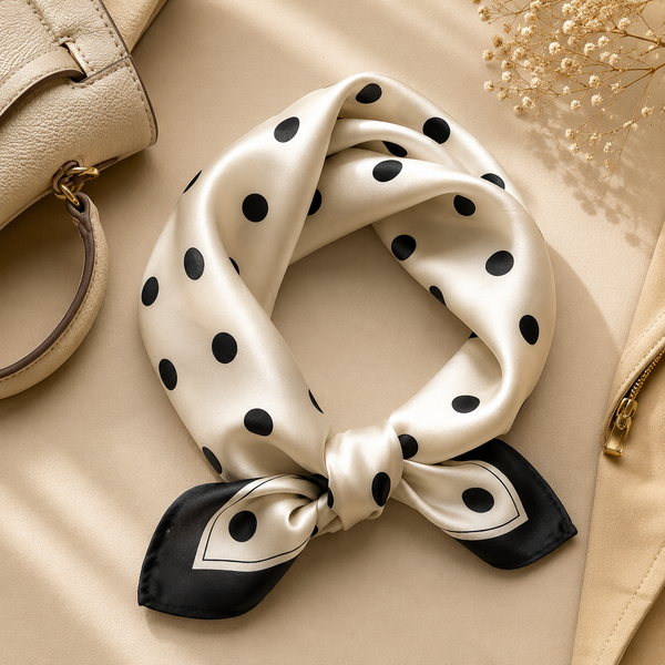 Paris Polka Luxe Scarf