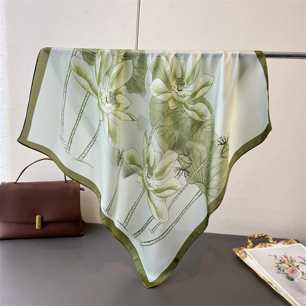 Sage Lotus Luxe Scarf