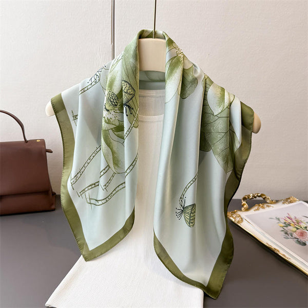Sage Lotus Luxe Scarf