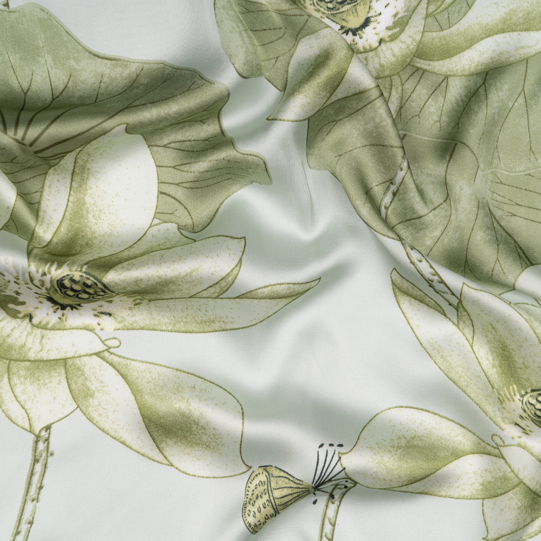 Sage Lotus Luxe Scarf