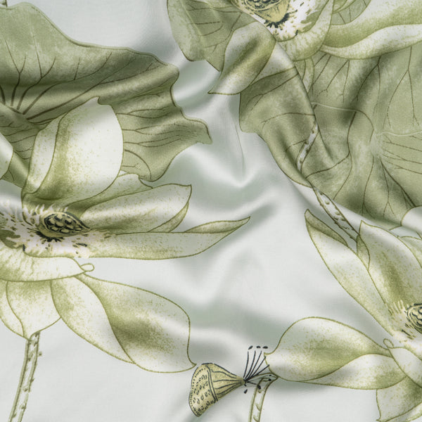 Sage Lotus Luxe Scarf