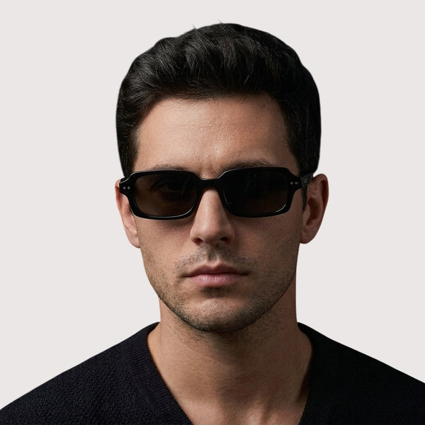 Blackout Retro Sunglasses
