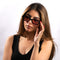 Jade Wink Pink Rectangular Sunglasses
