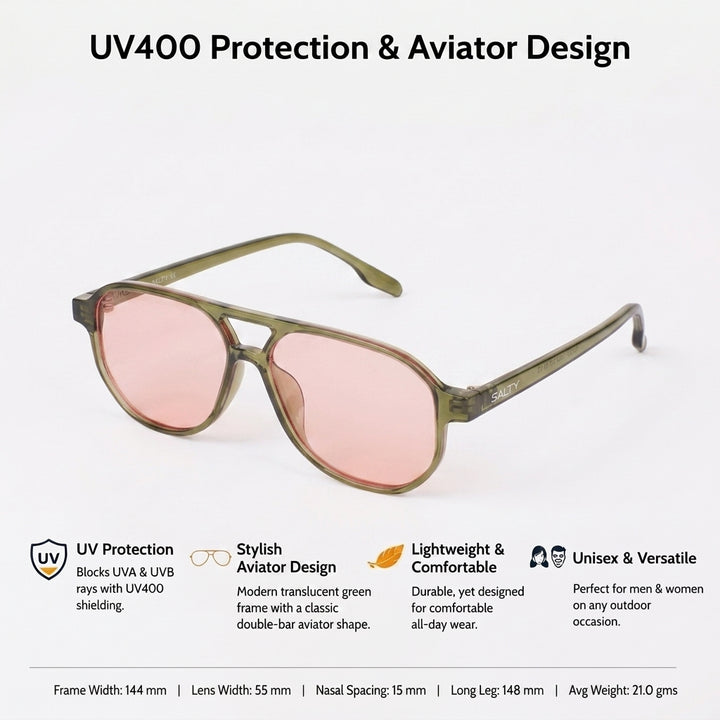 Matcha Blush Sunglasses