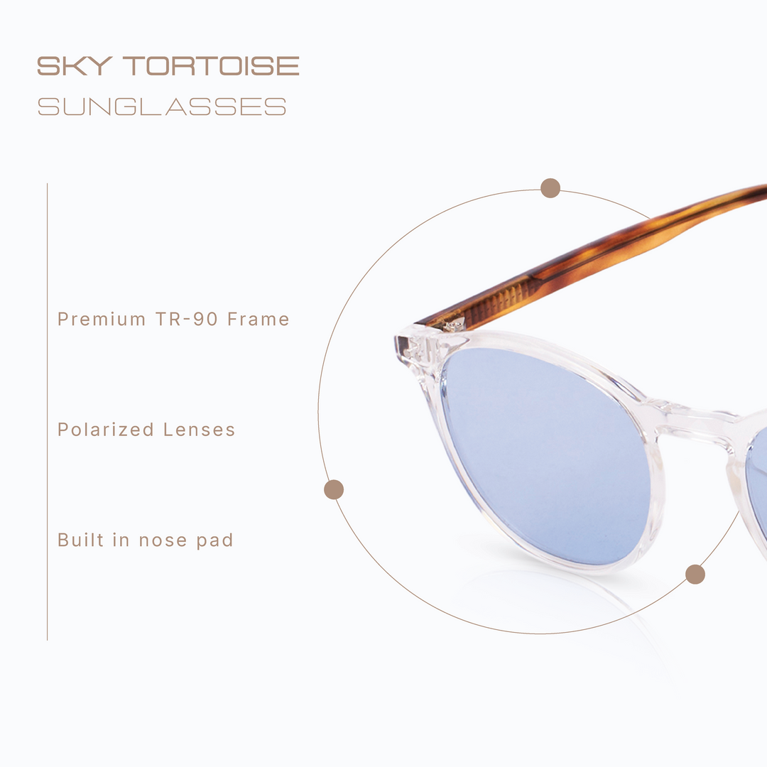 Sky Tortoise Sunglasses