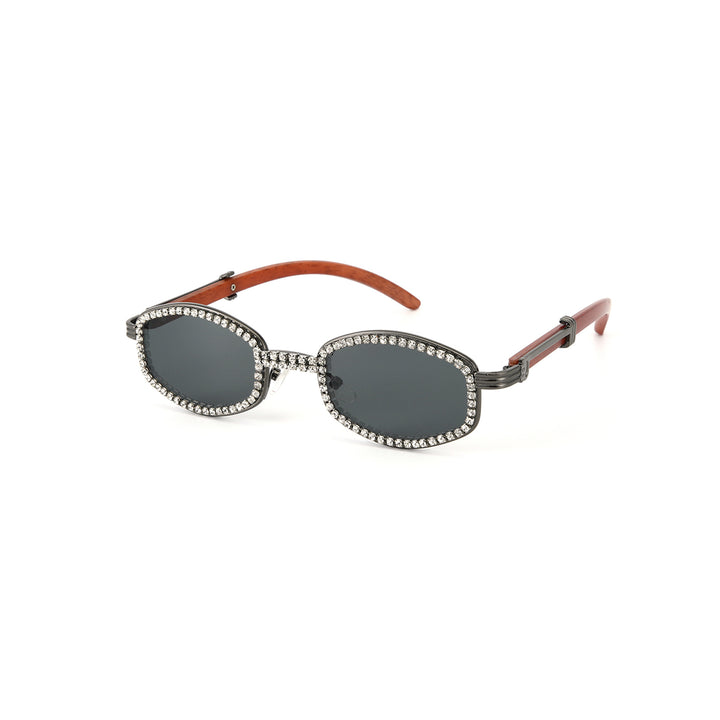 Glitter Dagger Oval UV400 Protective Sunglasses